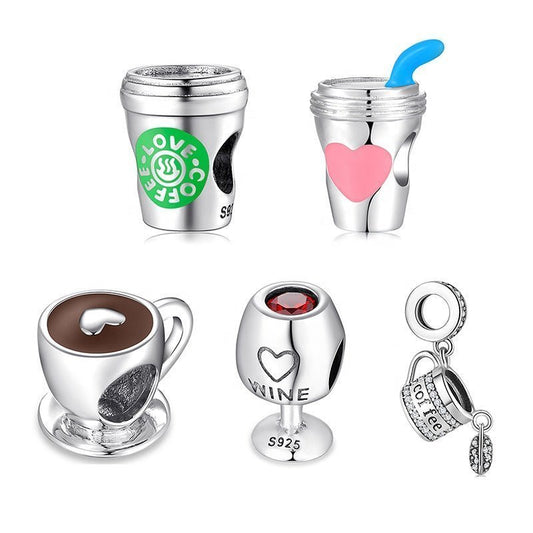 Coffee, Tea, or Wine? Charms - Uniquely You Online - Charms