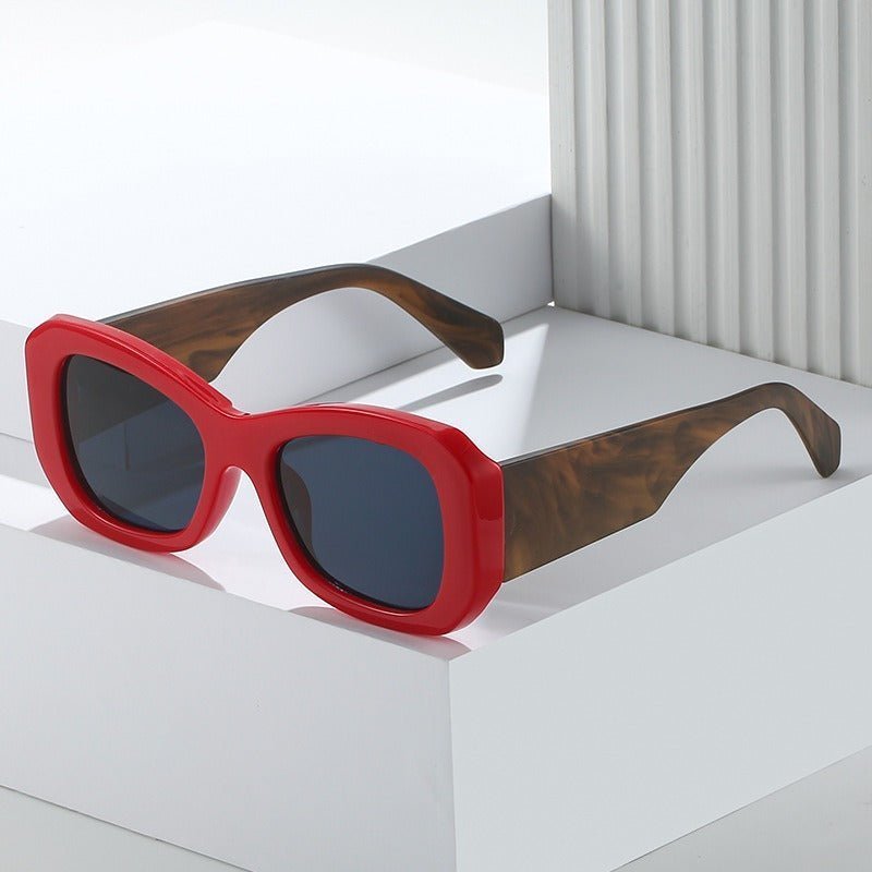 Color Block Retro Sunglasses - Uniquely You Online - Sunglasses