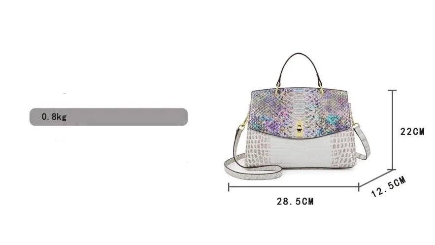 Color Croc Handbag - Uniquely You Online - Handbag