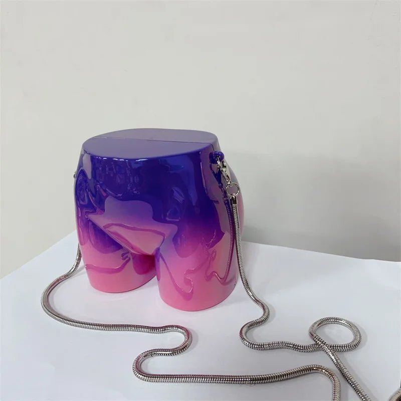 Colored Acrylic Bottom Novelty Clutch - Uniquely You Online - Clutch