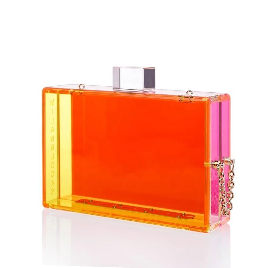 Colored Lucite Acrylic Clutch - Uniquely You Online - Clutch