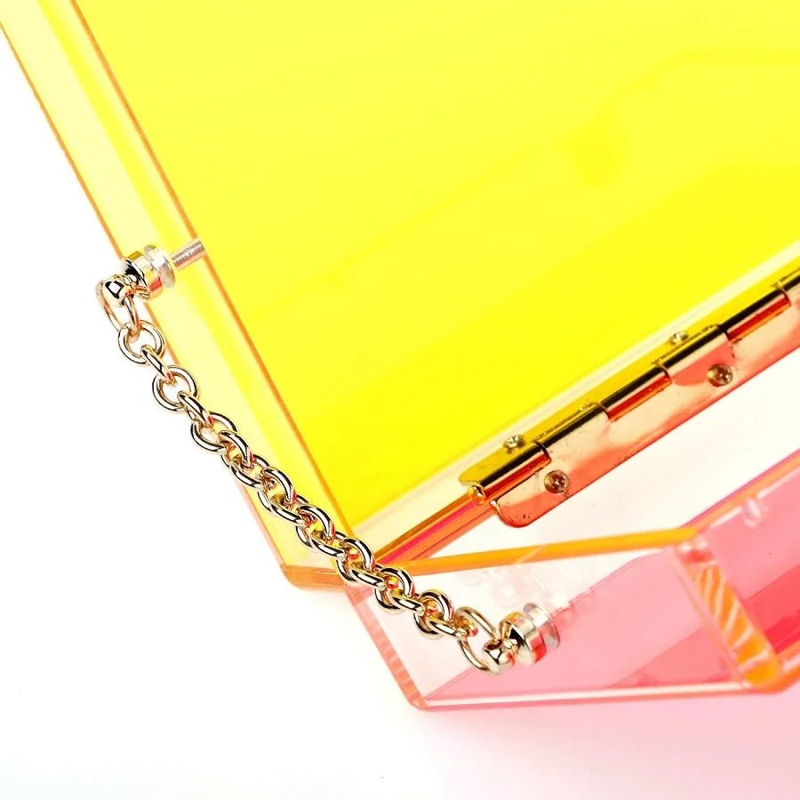 Colored Lucite Acrylic Clutch - Uniquely You Online - Clutch