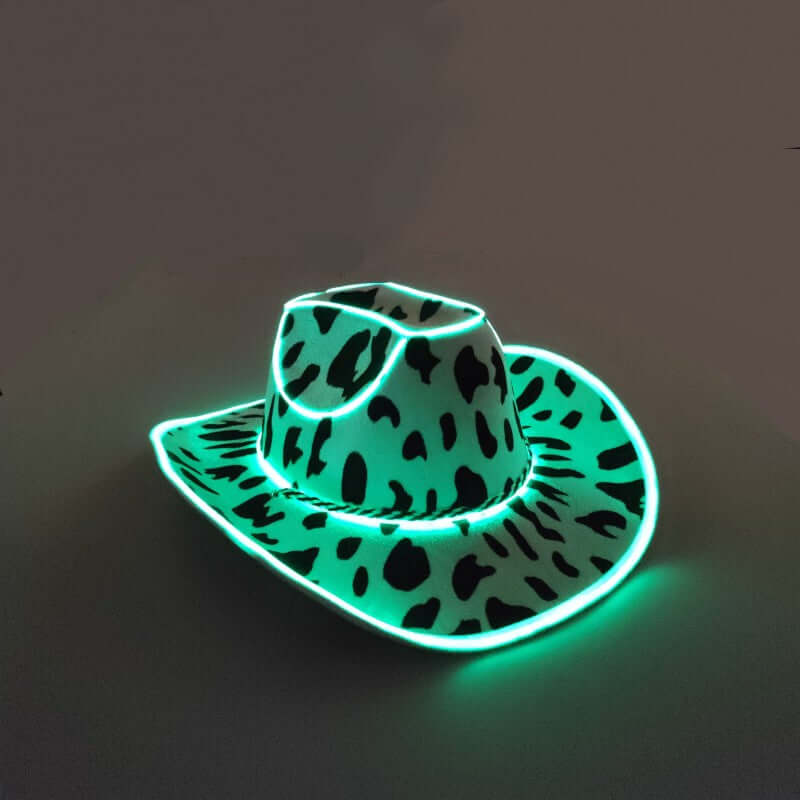 Cow Print Neon Cowboy Hat - Uniquely You Online - Hat