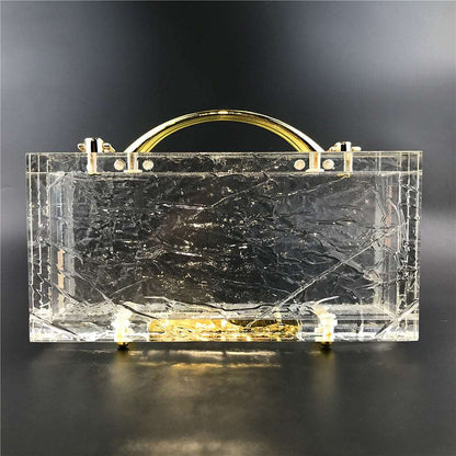 Cracked Acrylic Clutch (variety) - Uniquely You Online - Clutch