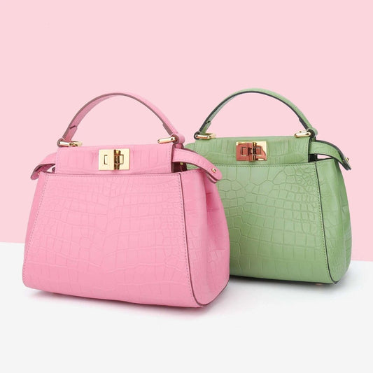 Crocodile Candy Leather Bag - Uniquely You Online - Handbag