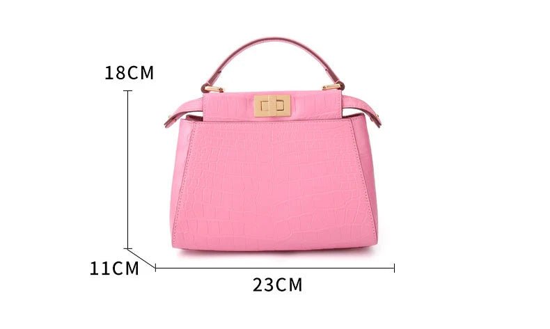 Crocodile Candy Leather Bag - Uniquely You Online - Handbag