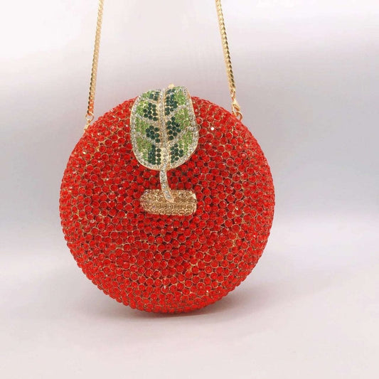 Crystal Apple Novelty Clutch - Uniquely You Online - Clutch