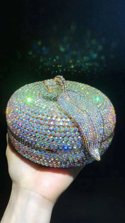 Crystal Apple Novelty Clutch - Uniquely You Online - Clutch