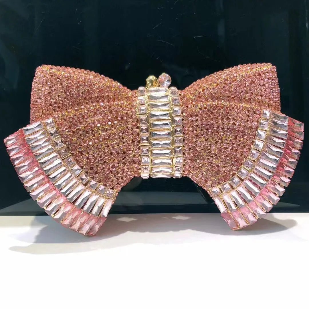 Crystal Bow Fringe Novelty Bag - Uniquely You Online - Clutch