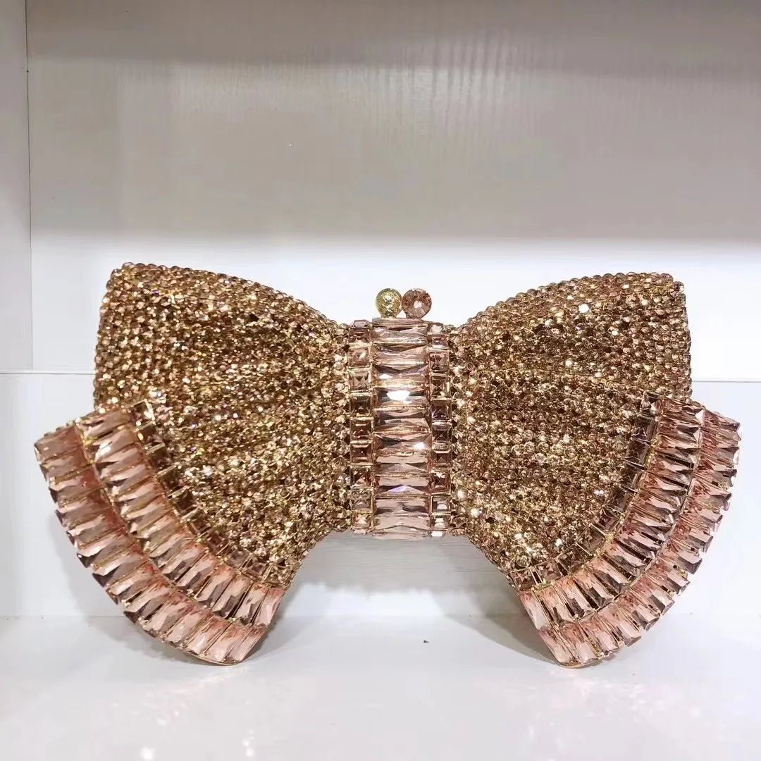 Crystal Bow Fringe Novelty Bag - Uniquely You Online - Clutch