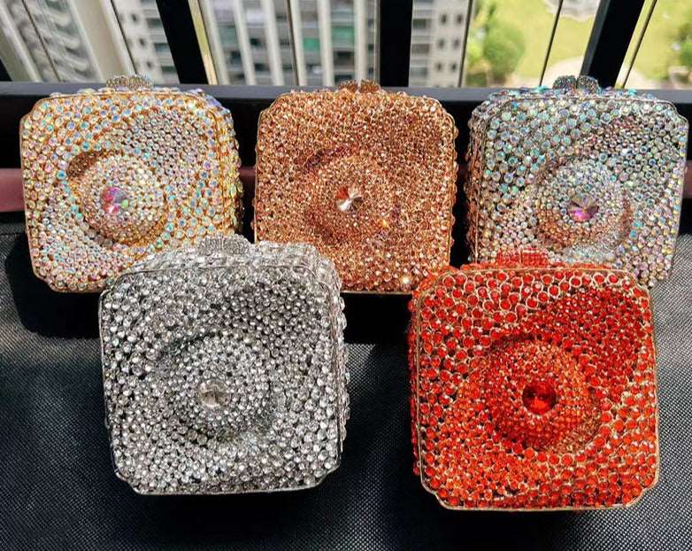 Crystal Box and Geometric Clutch - Uniquely You Online - Clutch