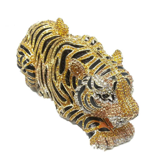Crystal Crouching Tiger Clutch - Uniquely You Online - Clutch