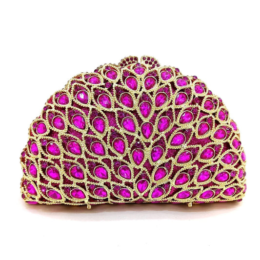Crystal Drops Stone Clutch - Uniquely You Online - Clutch