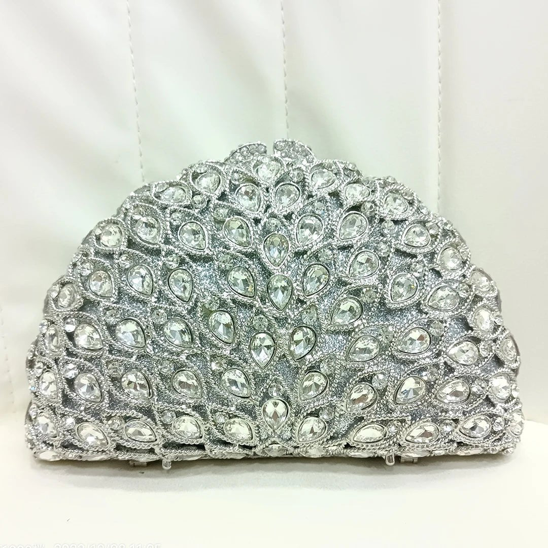 Crystal Drops Stone Clutch - Uniquely You Online - Clutch