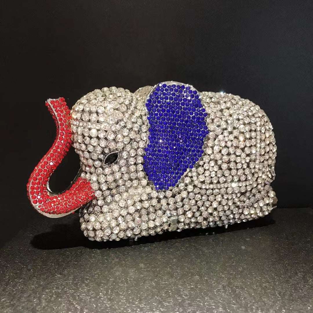 Crystal Elephant Clutch Bag - Uniquely You Online - Clutch