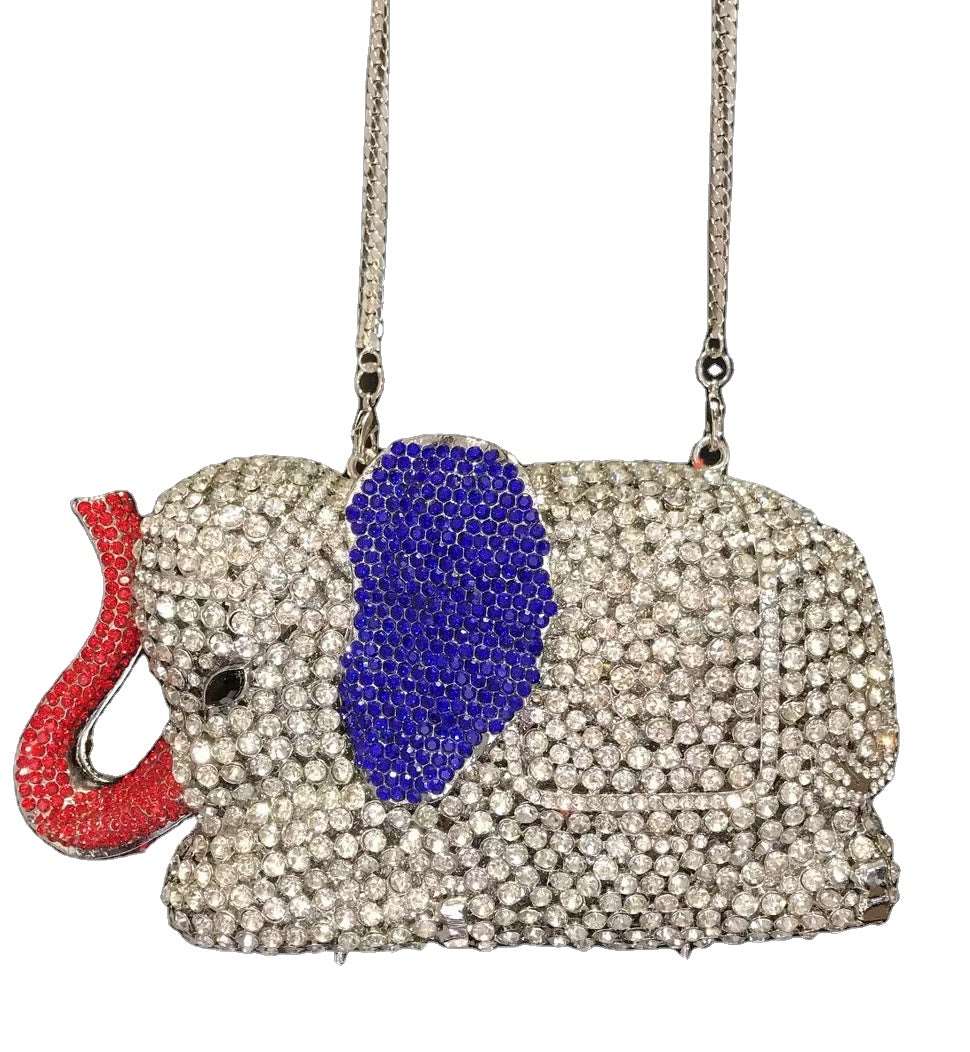 Crystal Elephant Clutch Bag - Uniquely You Online - Clutch