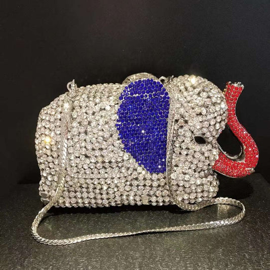 Crystal Elephant Clutch Bag - Uniquely You Online - Clutch