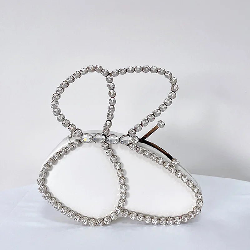 Crystal Handle Butterfly Clutches 2 - Uniquely You Online - Clutch