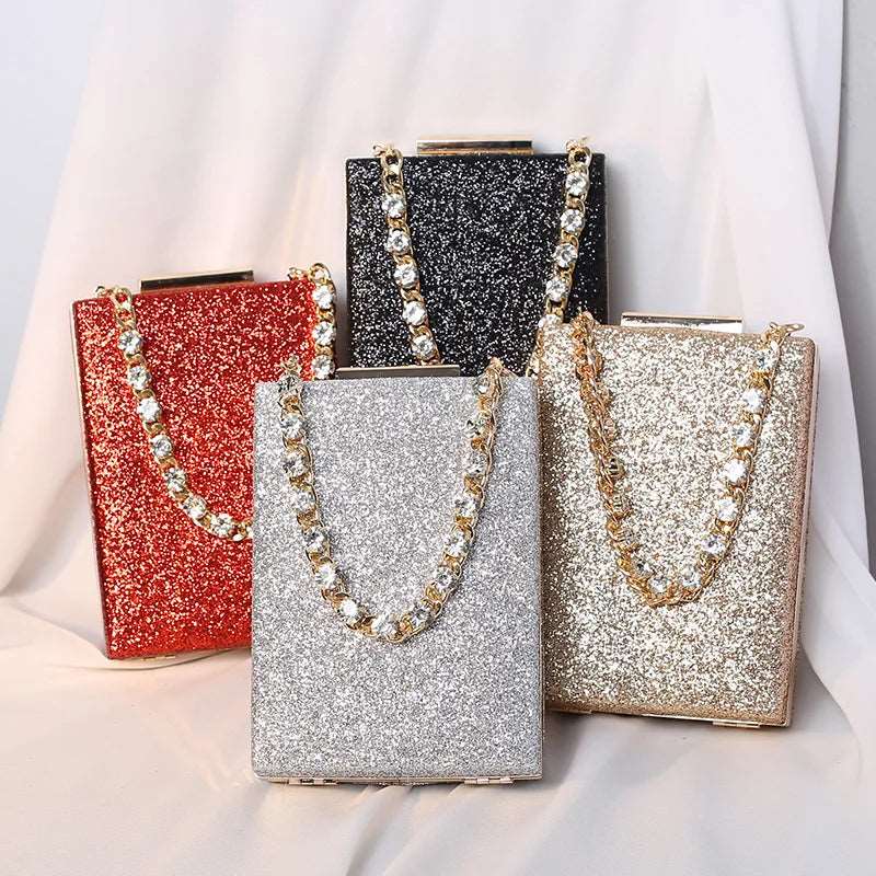 Crystal Handle Card Clutch - Uniquely You Online - Clutch