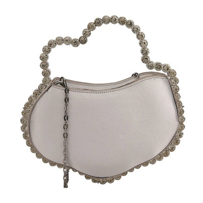 Crystal Handle Cloud Bag - Uniquely You Online - Handbag