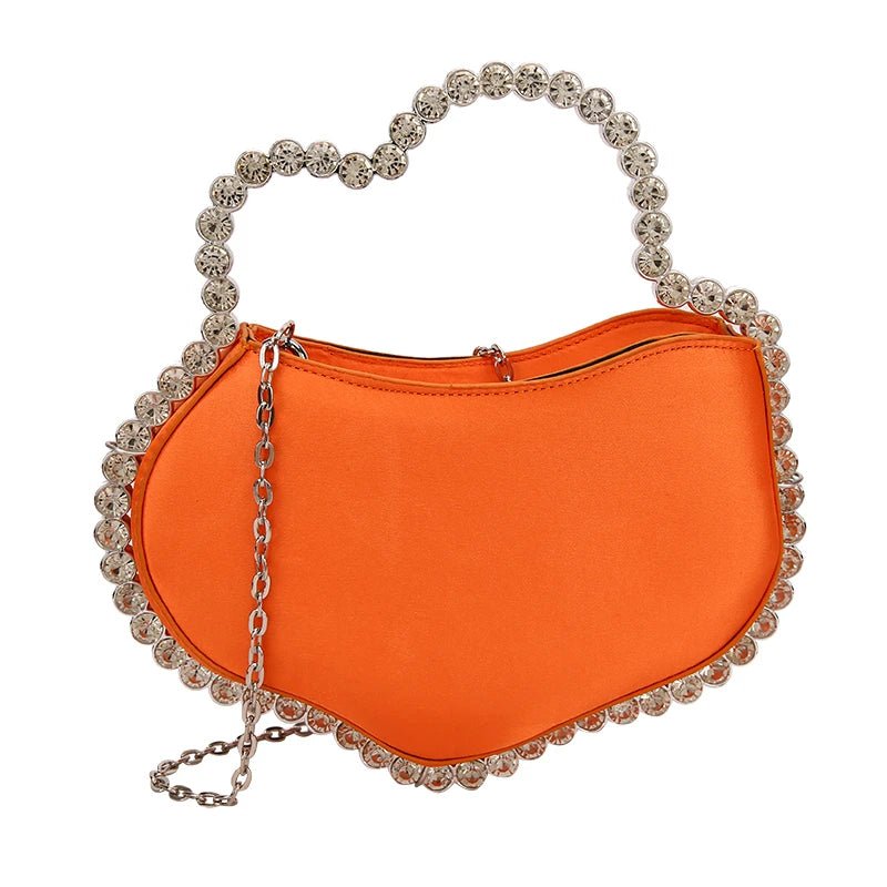 Crystal Handle Cloud Bag - Uniquely You Online - Handbag