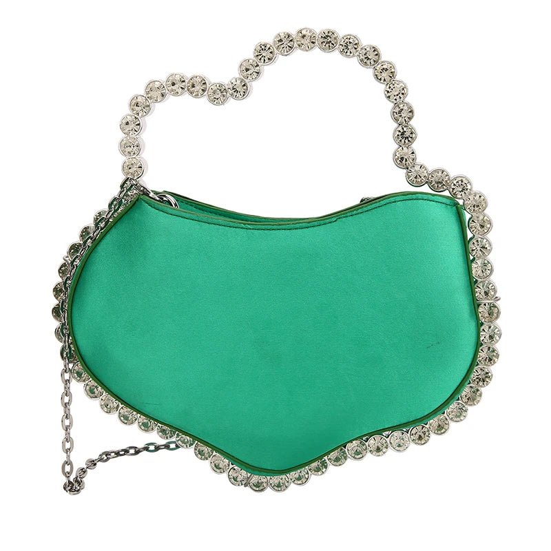 Crystal Handle Cloud Bag - Uniquely You Online - Handbag