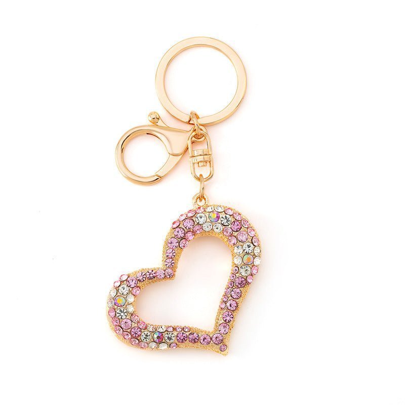 Crystal Heart Bag Charm - Uniquely You Online - Bag Charm