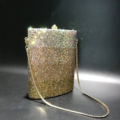 Crystal Hip Flask Shaped Novelty Bag - Uniquely You Online - Clutch