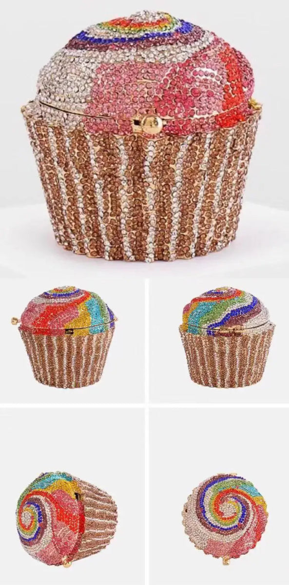 Crystal Ice Cream and Cake Novelty Bags - Uniquely You Online - Clutch