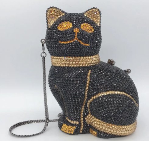 Crystal Kitten Novelty Bag - Uniquely You Online - Clutch