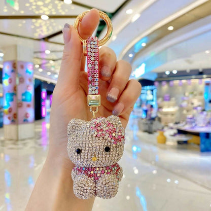 Crystal Kitty Doll Bag Charm - Uniquely You Online - Bag Charm