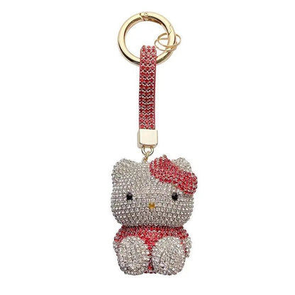 Crystal Kitty Doll Bag Charm - Uniquely You Online - Bag Charm