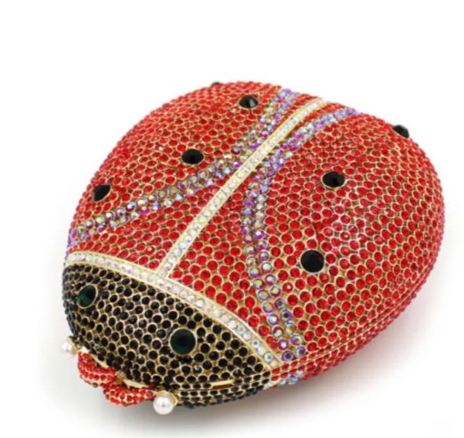 Crystal Lady Bug Novelty Bag - Uniquely You Online - Clutch