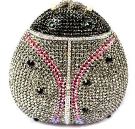 Crystal Lady Bug Novelty Bag - Uniquely You Online - Clutch