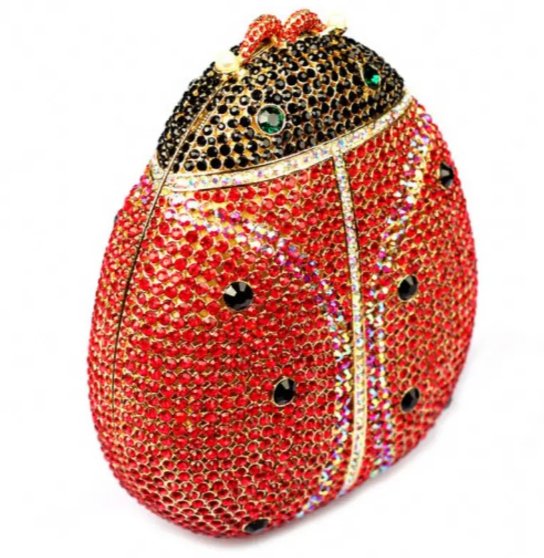 Crystal Lady Bug Novelty Bag - Uniquely You Online - Clutch