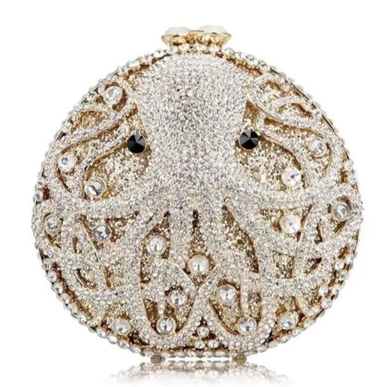 Crystal Octopus Novelty Bag - Uniquely You Online - Clutch