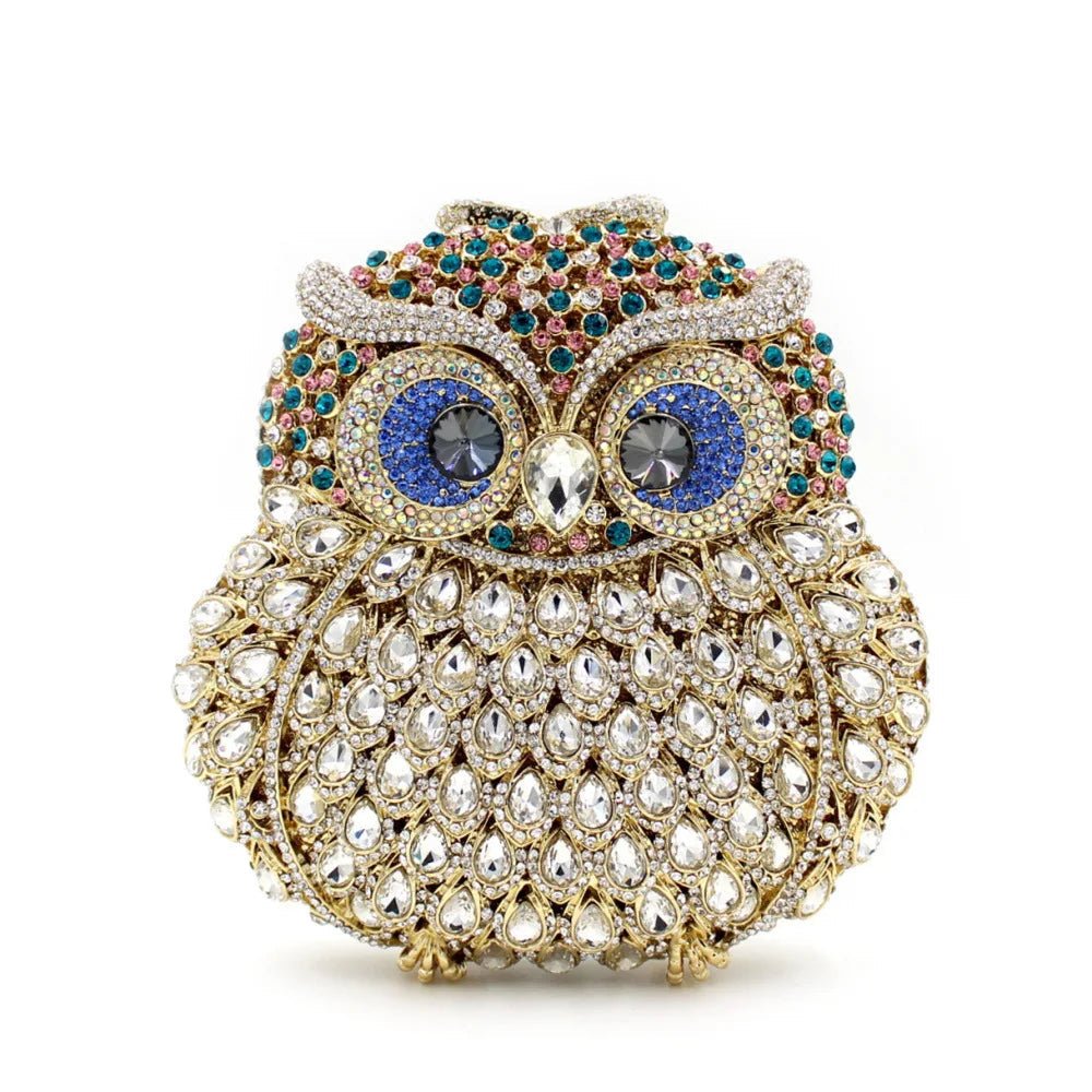 Crystal Owl Novelty Clutch - Uniquely You Online - Clutch