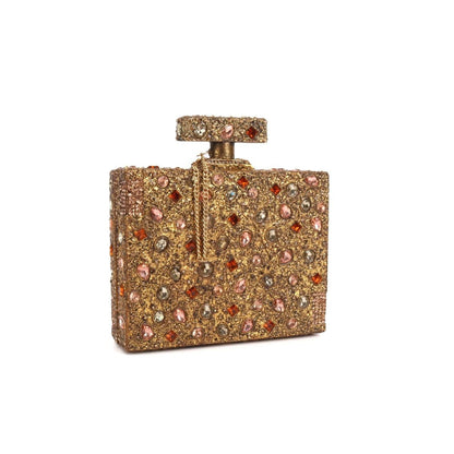 Crystal Perfume Bottle Novelty Clutch - Uniquely You Online - Clutch