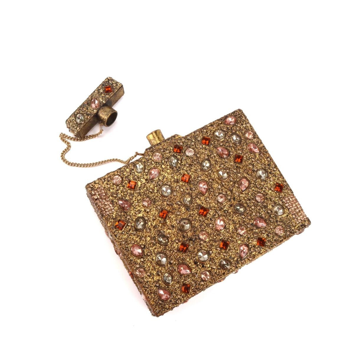 Crystal Perfume Bottle Novelty Clutch - Uniquely You Online - Clutch