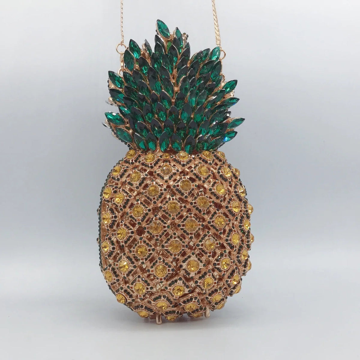 Crystal Pineapple Novelty Clutch (Version II) - Uniquely You Online - Clutch