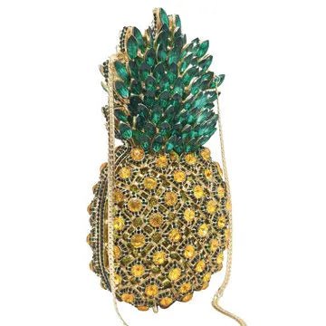 Crystal Pineapple Novelty Clutch (Version II) - Uniquely You Online - Clutch