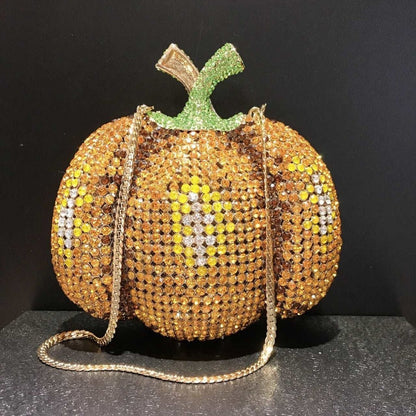 Crystal Pumpkin Clutch - Uniquely You Online - Clutch