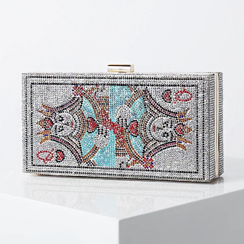 Crystal Queen of Hearts Novelty Clutch - Uniquely You Online - Clutch