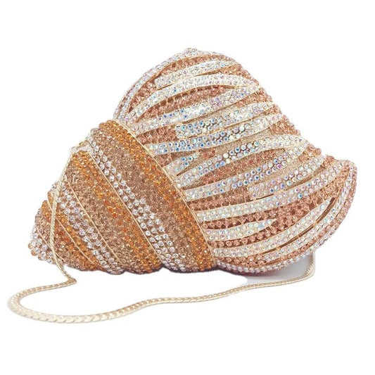 Crystal Shell Novelty Clutch - Uniquely You Online - Clutch