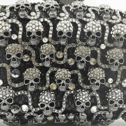 Crystal Skull Mosaic Novelty Clutch - Uniquely You Online - Clutch