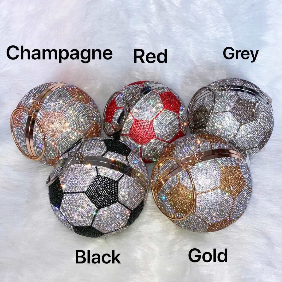 Crystal Soccer and Basketball Novelty Bag - Uniquely You Online - Handbag