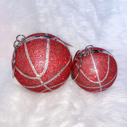 Crystal Soccer and Basketball Novelty Bag - Uniquely You Online - Handbag