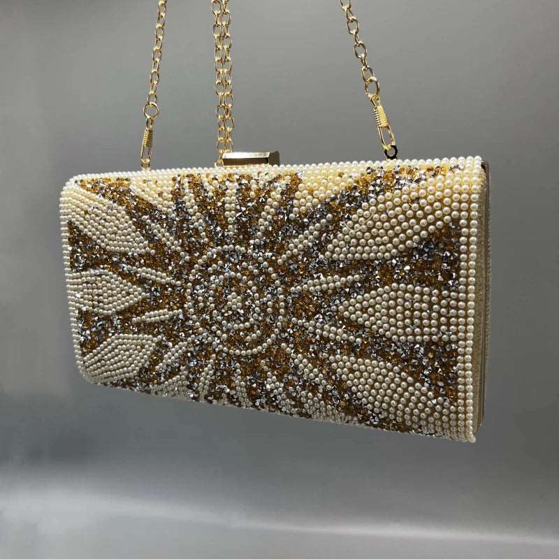 Crystal Sunburst Clutch - Uniquely You Online - Clutch