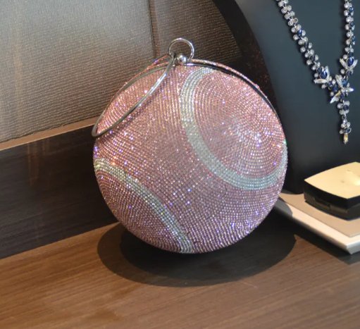 Crystal Tennis Ball Novelty Bag - Uniquely You Online - Clutch