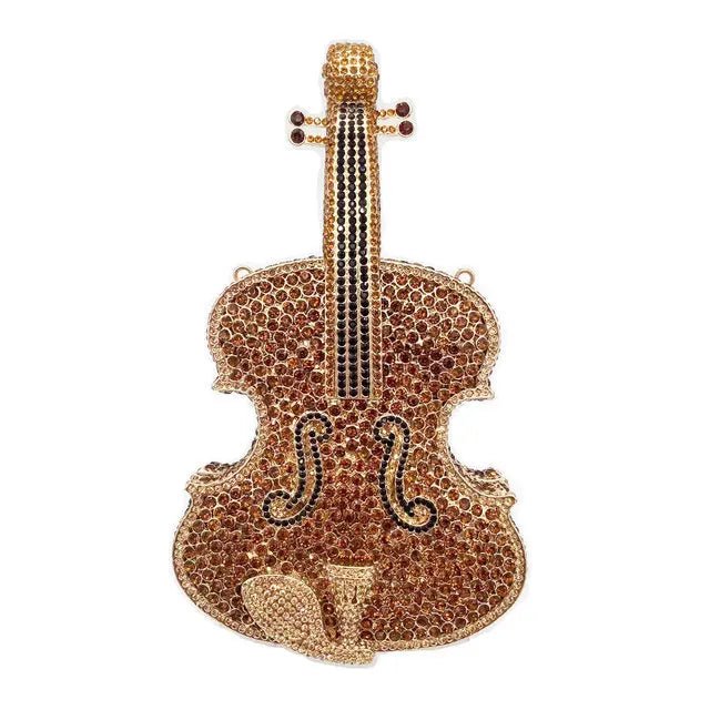 Crystal Violin Novelty Bag - Uniquely You Online - Clutch